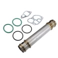 thumbnail image 1 of Kit de enfriador de aceite de motor compatible para Ford Excursion tono plateado de aleación de aluminio con sellos O-ring y juntas, 1 of 6