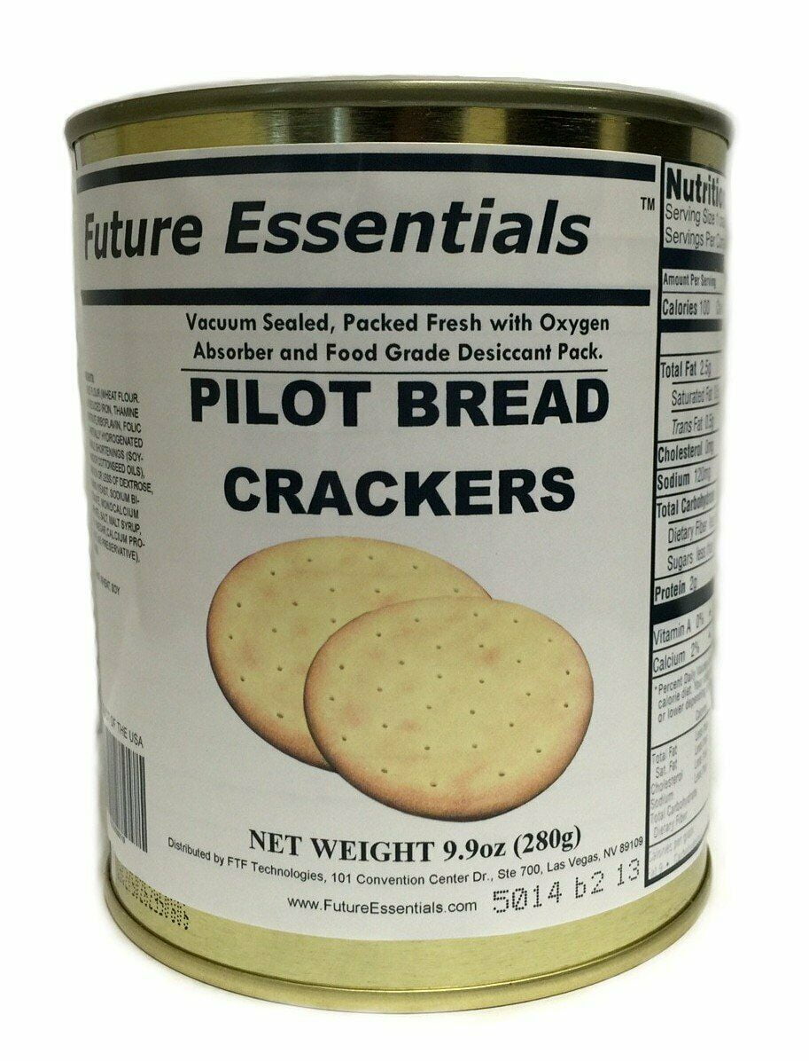 Future Essentials Long Storage Sailor Pilot Bread 9.9oz/12 Servings/Can- 1 Can