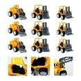 thumbnail image 3 of 10 Pcs Mini Camions de Construction Jouets de Voiture à Rétrofriction pour Enfants, 3 of 7