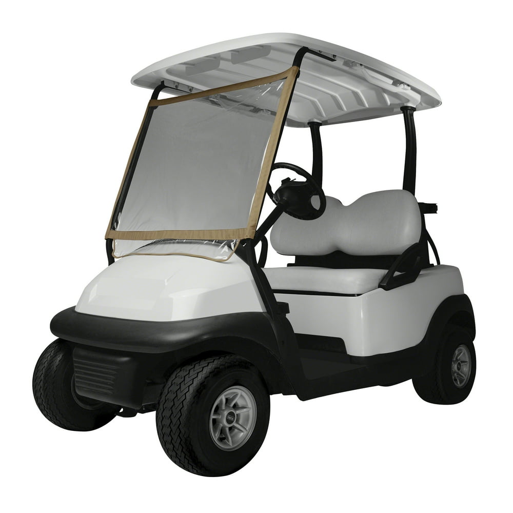 Classic Accessories Fairway Deluxe Portable Golf Cart Windshield, 38"L