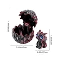 thumbnail image 3 of Yusimy Easter Hatchable Dragon Egg Toy Assembly Colorful Dragon Model, 3 of 6