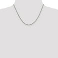 thumbnail image 2 of 14k White Gold 18 Inch 1.9mm Box Chain Necklace Pendant Charm, 2 of 9