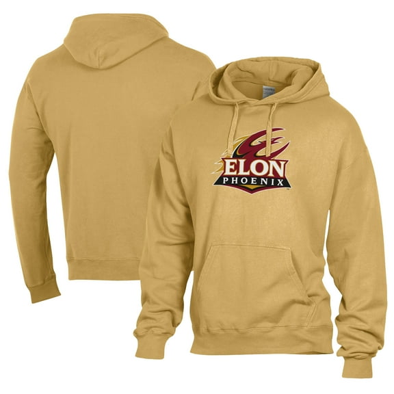 Men's Comfort Wash  Gold Elon Phoenix Lightweight Fleece Pullover Hoodie