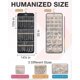 thumbnail image 5 of Hanging Jewelry Organizer Storage Roll With Hanger Metal Hooks Double-sided Jewelry Holder For Earrings, Necklaces, Wall, Door, 1 Piece, Large, Black, 5 of 5