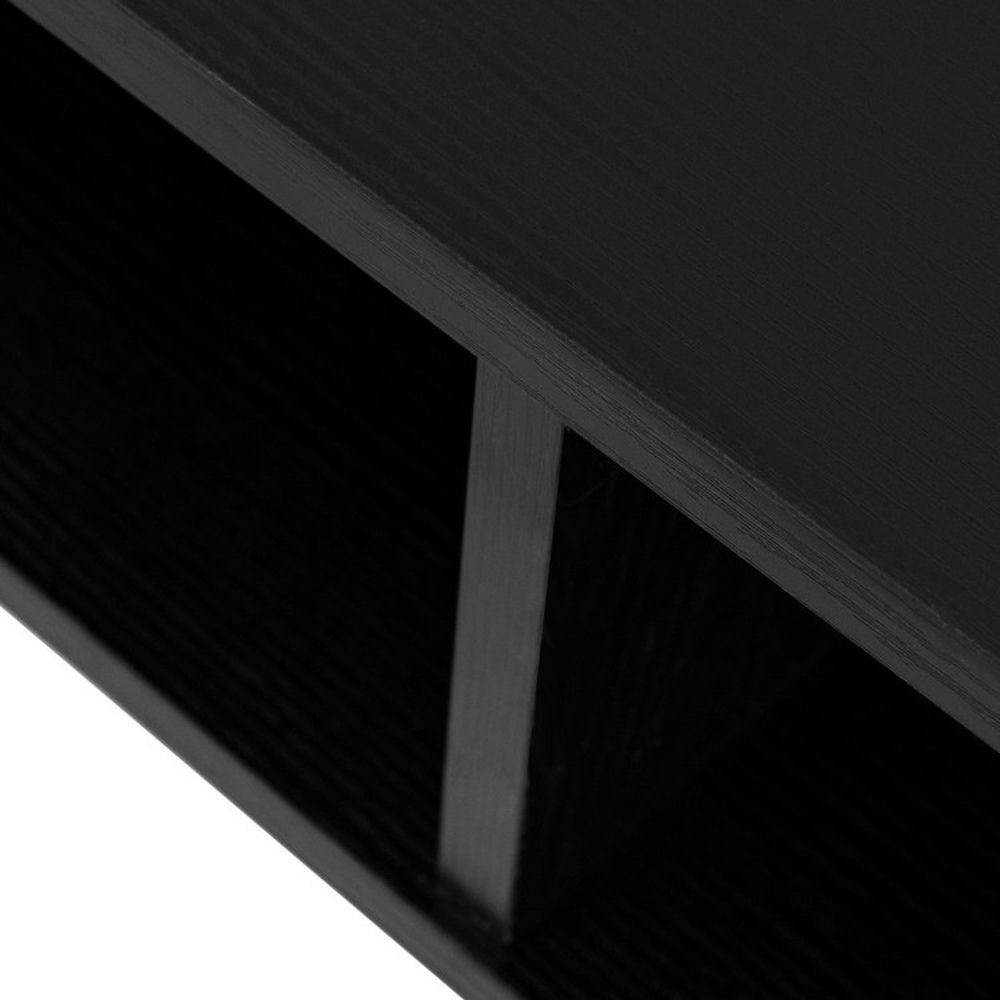 Barara King Standing Desk, Standing Computer Desk, Computer Desk, Wall Mounted Floating Sturdy Computer Table with Storage Shelf-Black