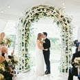 thumbnail image 2 of LUVODI 8.5Ft Metal Wedding Garden Arch Trellis Heavy Duty Backdrop Balloon Archway Decoration Stand with Sturdy Base, 2 of 12