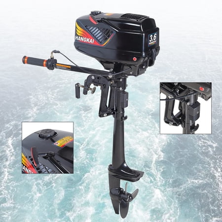 3.6HP Outboard Motor for Small Boats – 2-Stroke, High Speed, Lightweight, Fuel Efficient, CDI Ignition, Perfect for Fishing, Sailing & Water Sports