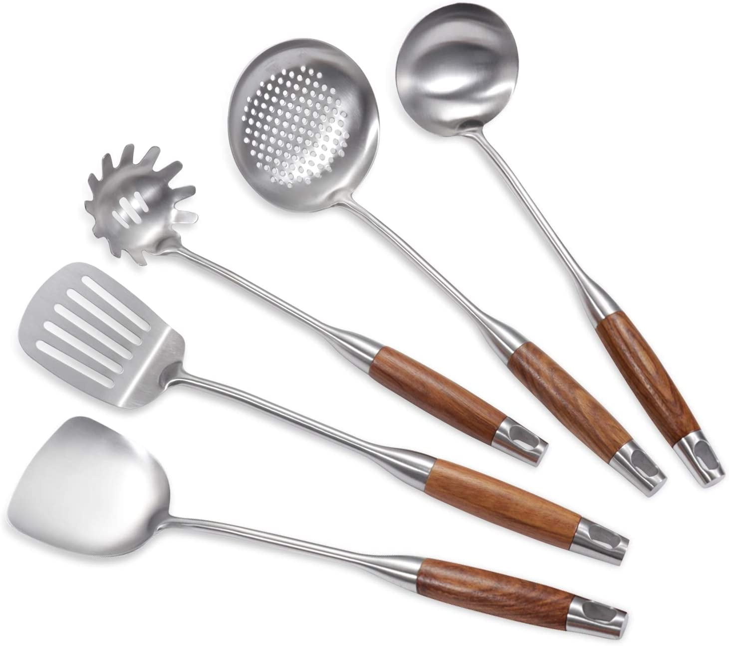 Kaluns Kitchen Utensils Set, 35 Piece Nylon And Stainless Steel Cooking  Utensils, Dishwasher Safe And Heat Resistant Kitchen Tools, Khaki : Target