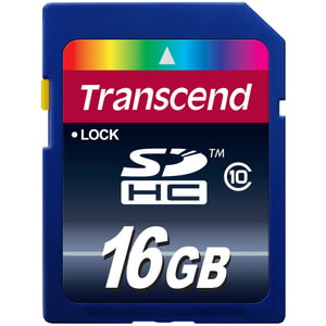 Transcend 16GB SDHC Memory Card