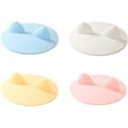 thumbnail image 1 of 4-Pack Cute Cat Ear Silicone Cup Caps, Reusable Dustproof Food Grade Rubber Beverage Glass Caps, 1 of 5