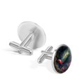 thumbnail image 3 of Flamingo Elegant Stainless Steel Cufflinks for Formal Attire - for Weddings and Business Meetings, 3 of 6