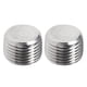 thumbnail image 1 of Accesorios de tubería de acero inoxidable Unique Bargains 1/2"NPT Tapón hexagonal con rosca externa 0.59" Longitud 2 Pcs, 1 of 7