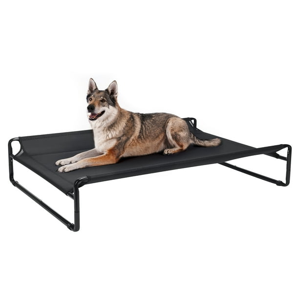 Veehoo Original Cooling Elevated Dog Bed, Raised Dog Cot with Washable Mesh, XLarge, Black