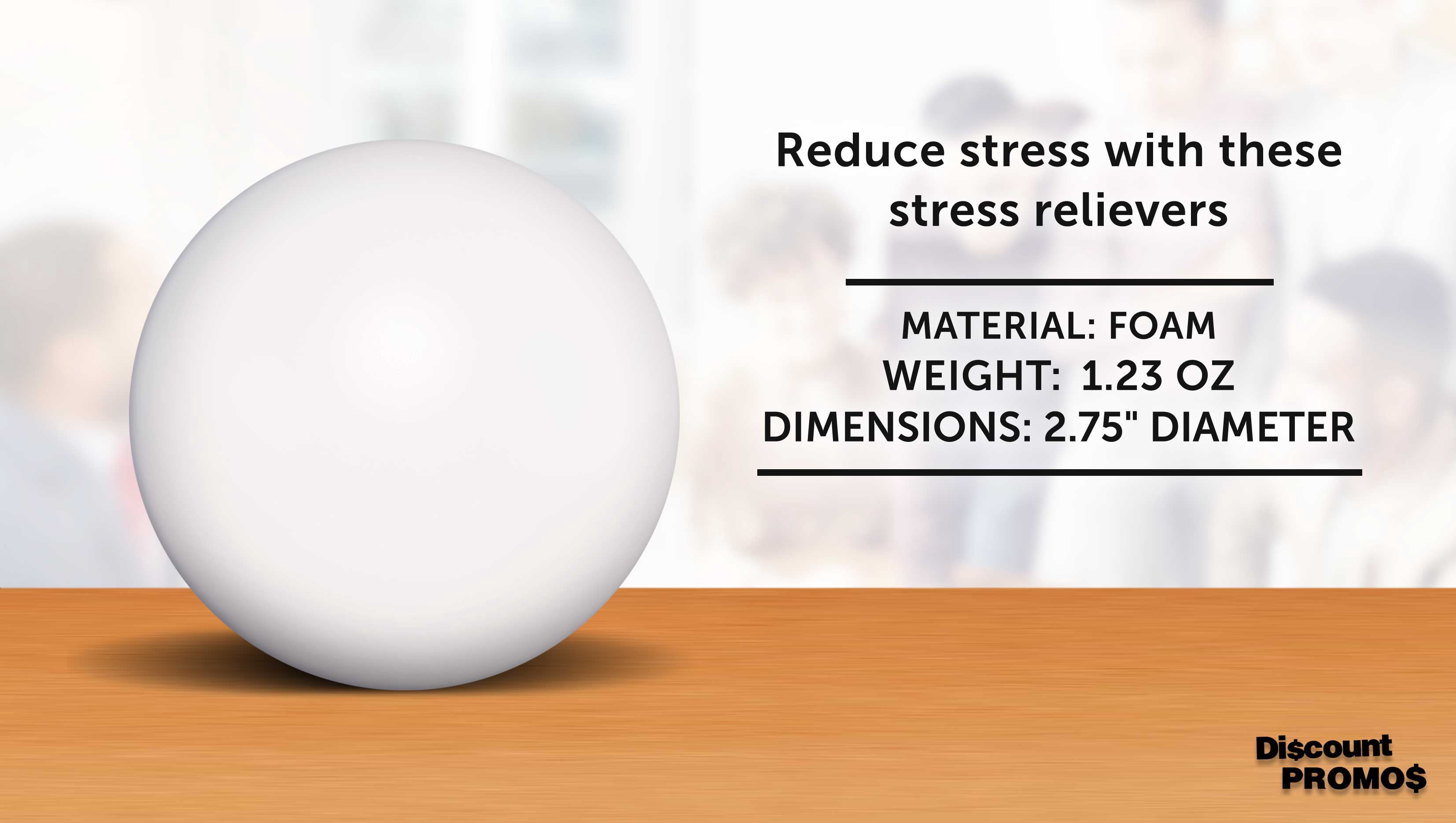 Stress Balls for Adults Set of 10, Bulk Pack - Hand Exercise, For Your Desk, Office or Home - White