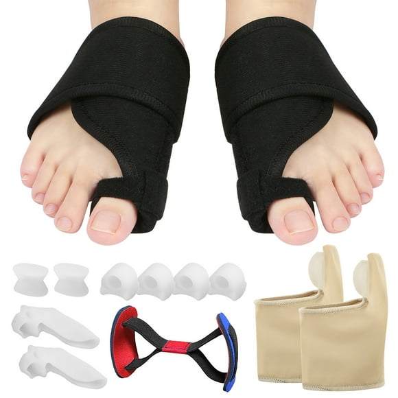 13pcs Bunion Corrector Set Bunion Protector Sleeves Kit Toe Separators Spacers Straighteners Set