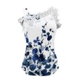 thumbnail image 5 of Tops Para Mujer Elegante Blusa Casual Moda Causal Sólido Estampado Encaje Vendaje Camiseta Sin Mangas Odeerbi ODB160886, 5 of 5