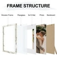 thumbnail image 4 of decorUhome 11x14 Matted to 8x10 Picture Frame, Photo Frame for Gallery Wall or Tabletop Display, Distressed White, 4 of 8