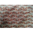 thumbnail image 4 of oneOone Cotton Silk Fabric Fish Block Print Fabric By Yard 42 Inch Wide, 4 of 4