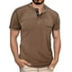 thumbnail image 1 of Camiseta de cuello redondo y manga media para hombre - Prenda de moda con contraste de colores - Mezcla de poliéster y spandex - Tallas M-XXXL para uso informal/urbano, 1 of 7