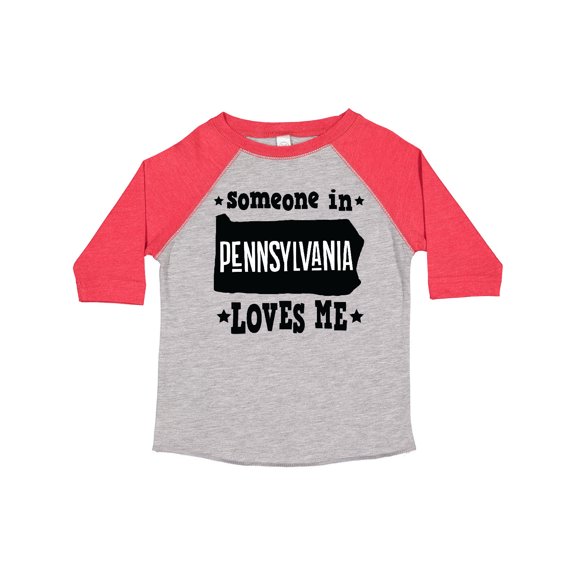Inktastic Someone in Pennsylvania Loves Me Boys or Girls Toddler T-Shirt