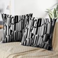 thumbnail image 3 of LALILO Throw Pillow Covers Lines Geometric Modern Contemporary Art Cushion Cover 18" x 18", 2 Pack, 3 of 6