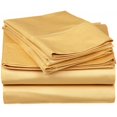 thumbnail image 1 of 530 Thread Count Egyptian Cotton Full Sheet Set Solid  Gold, 1 of 1