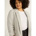 thumbnail image 2 of Scoop Women's and Women’s Plus Ultimate ScubaKnit Relaxed Blazer with Scrunch Sleeves, Sizes XS-4X, 2 of 5