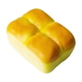 thumbnail image 4 of Realistic Bread Loaf Squishy Toy, Soft Wet Look Square Bread Stress Ball with 4 Buns, Slow Rising Squeeze Fidget Toy, Stress Relief Sensory Toy for Kids Adults, Bakery Desk Gift, 4 of 8