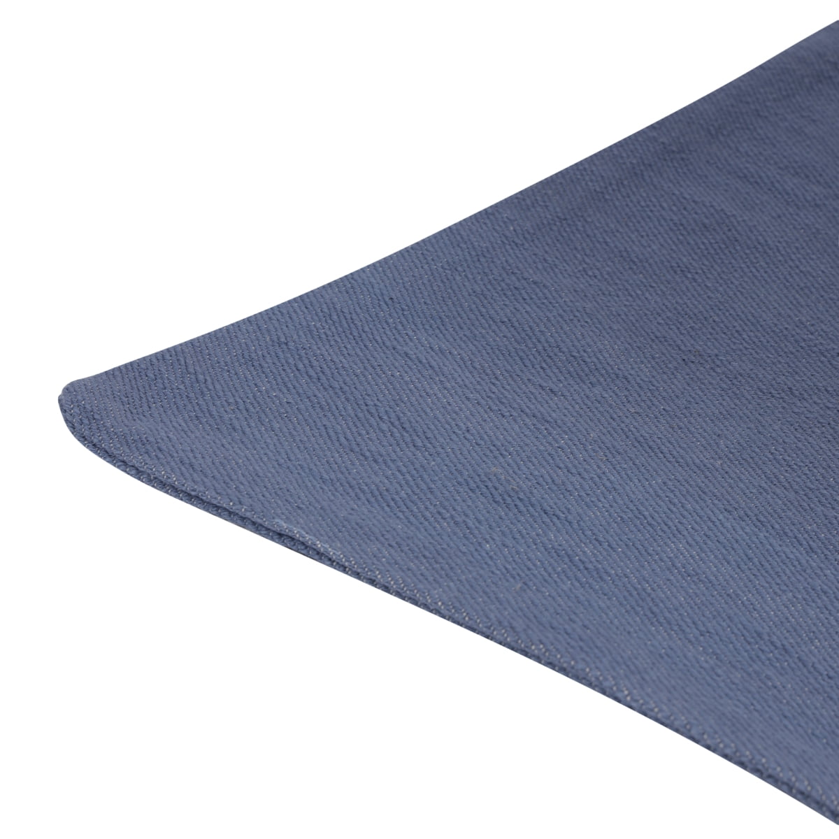 Ox Bay Theo 20" x 20" Blue Buttoned Cotton Adult Decorative Throw Pillow Cover