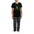 thumbnail image 4 of CafePress - Property Of An Irish Boy Women's Dark Pajamas - Women's Short Sleeve Print T-Shirt and Pants Dark Cotton Pajama Set, 4 of 7