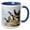 Blue/White, variant on 3drose, Group of Atlantic Puffins on Mykines, Faroe Islands, Denmark, 11oz Mug