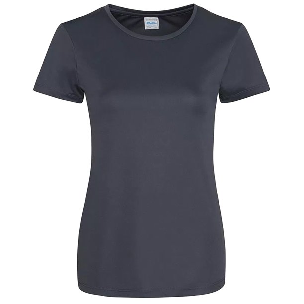 AWDis Just Cool - Camiseta suave para mujer (Carbón)