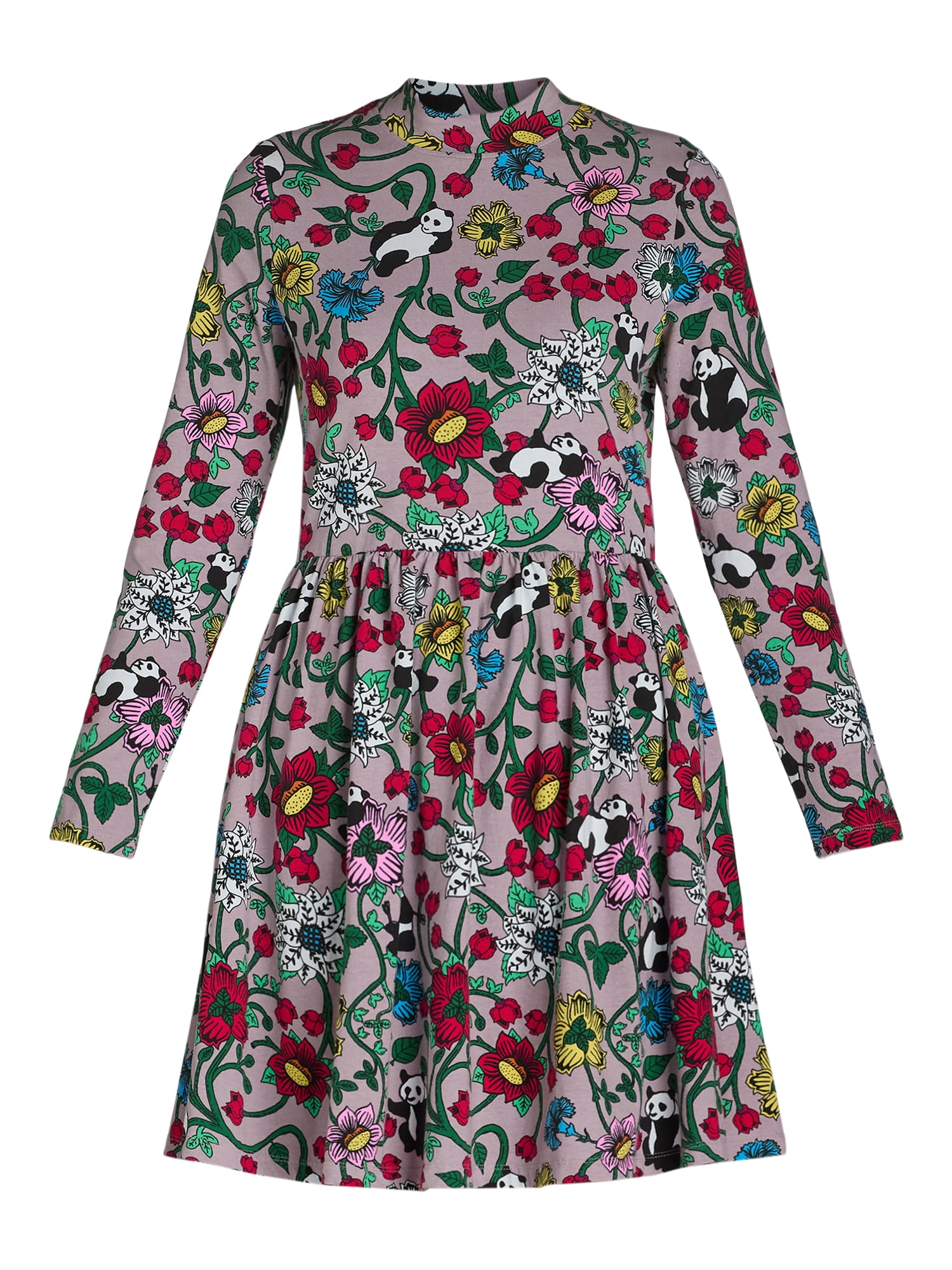Roberto Lugo Women's Morris Study II Panda Print Dress, Sizes S
