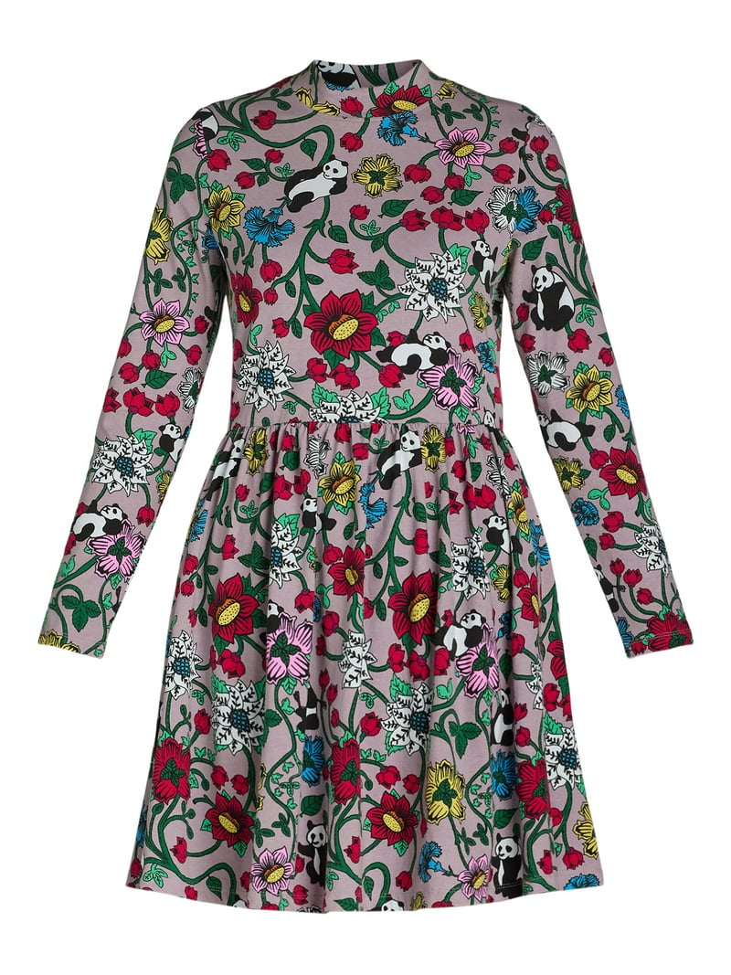 Roberto Lugo Women's Morris Study II Panda Print Dress, Sizes S