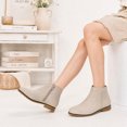 thumbnail image 7 of VitNoiva Kids Ankle Boots Side Zipper Lightweight Winter Toddler And Kids Girls Booties School Shoes, 7 of 7