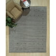 thumbnail image 4 of EORC Gray Hand Knotted Wool Contemporary Lori Baft Rug, 8' x 10', 4 of 6