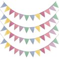thumbnail image 3 of 4 Pcs Bunting Pennant Banner Garland Outside Outdoor Decoration G, 3 of 5