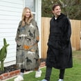 thumbnail image 7 of Catalonia Horse Print Zip Up Blanket Hoodie Sweatshirt, Oversized Sherpa Pullover Jacket Coat for Men Women, Gift for Her, Horse Gifts for Women, 7 of 7