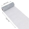thumbnail image 2 of Holiday Time 10.5 inch x 10 Yards Poly Mesh With Metallic, Silver, 2 of 4