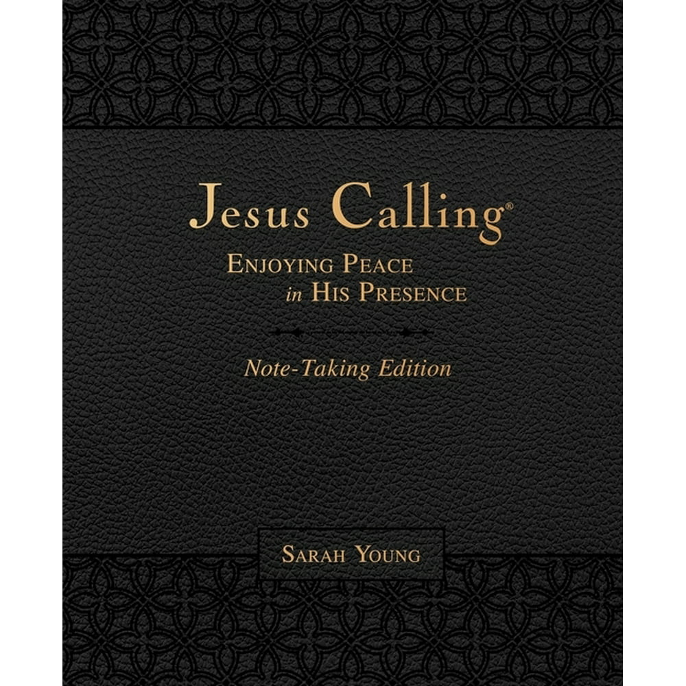 Jesus Calling(r) Jesus Calling NoteTaking Edition, Leathersoft, Black