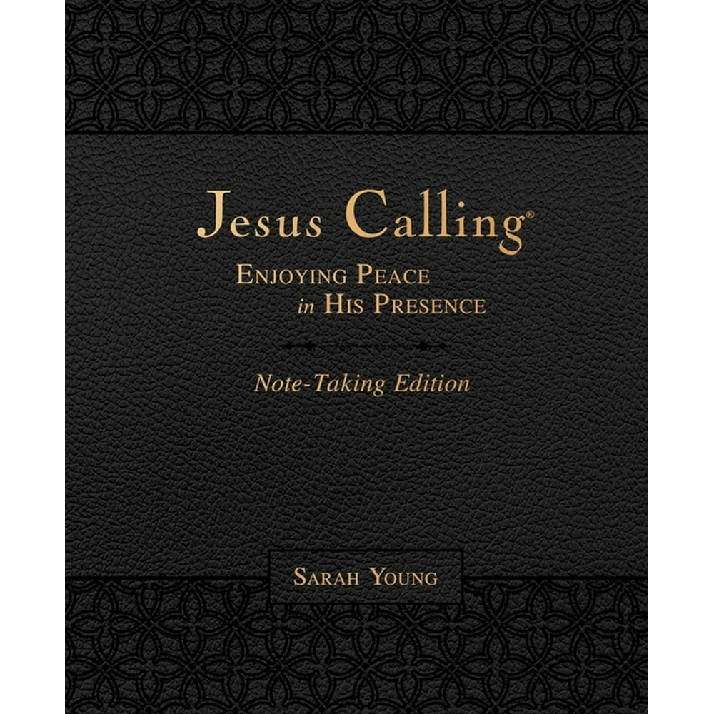 Jesus Calling(r) Jesus Calling NoteTaking Edition, Leathersoft, Black
