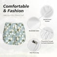 thumbnail image 4 of Bixox Women's Tulips Flowers pattern 2 in 1 Running Shorts - Lightweight Athletic Workout Gym Yoga Shorts Liner with Pockets - Large, 4 of 7