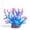 Blue, variant on Roiihwy Soft Plastic Handmade Fake Sea Branch With Base For Aquarium, Decor For Saltwater Tank And Coral Reef, Blue