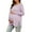 Purple, variant on Maternity Clothes Long Sleeve Side Split Maternity Shirts Tops for Women