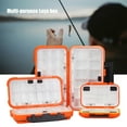 thumbnail image 2 of 7829 Portable Fishing Tackle Box Organizers Case Light Weight Fishing Tool Baits Lures Box Double Sided Lures Hook Organizers, 2 of 17