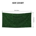 thumbnail image 2 of Bingfone Emerald Green Sparkling Oversized 27.7x55 Inches Beach Towel, Super Absorbent Soft Plush Pool Towel, Bath Towel for Travel Sports Pool Swimming Bath Camping Yoga Girls Women Adults, 2 of 6