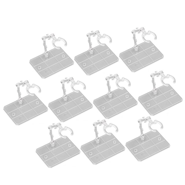 10 Pcs Support de Modèle de Figurine Haute Stabilité Support de Base pour Figurines d'Action de 6 Pouces