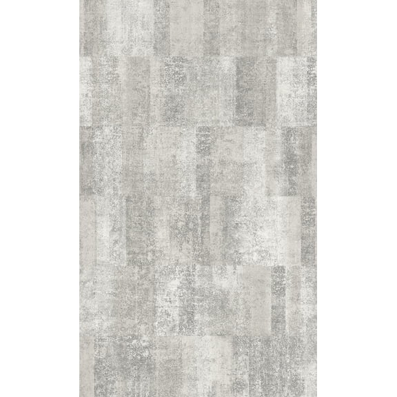 Grey Scratched Textured Blocks Geometric Printed Non-Woven Non-Pasted Textured Wallpaper 57 Sq. Ft.