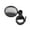 black, variant on Universal Bicycle Rearview Mirror - 360° Adjustable for Electric Bikes & Scooters, Short Pole Design with Wide-Angle View