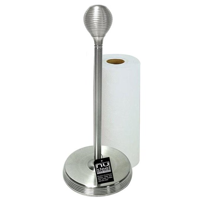 NuSteel TG-KPTH-16P Kitchen Paper Towel Holder - Pewter